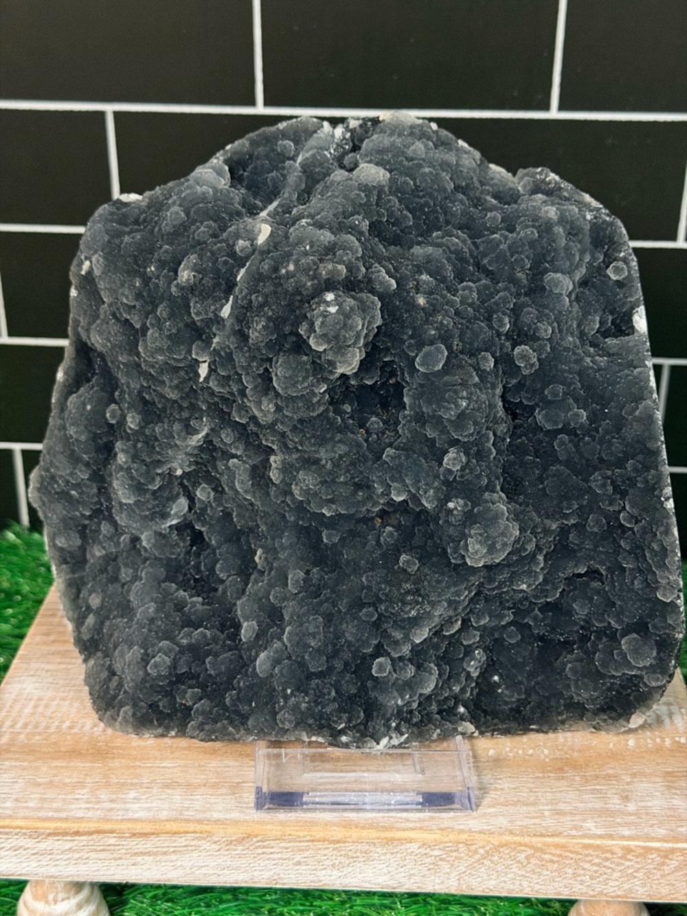 XL Black Chalcedony Statement Slab